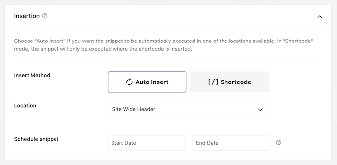 Inserting code snippets into your website or online marketplace automatically