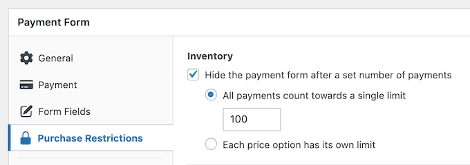 Managing your inventory with WP Simple Pay