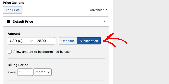 Connecting recurring payments using WP Simple Pay
